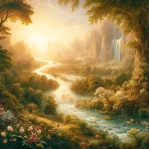 14. 第三道河名叫希底结，流在亚述的东边。第四道河就是幼发拉底河。