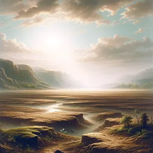 5. 野地还没有草木，田间的菜蔬还没有长起来，因为耶和华神还没有降雨在地上，也没有人耕地，