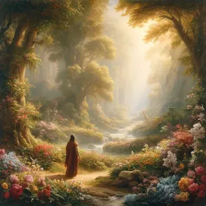 8. 耶和华神在东方的伊甸立了一个园子，把所造的人安置在那里。